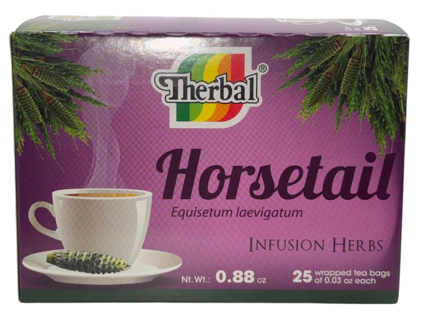 Cola de Caballo Té (Horsetail Tea) - 25 Tea Bags - Vegan, 100% Natural - Premium Therbal Brand