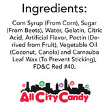 All City Candy Flavorful, Fresh & Soft 5 Pound Bulk Gummi Bear Candy Bags Individual Fruit Flavors World's Best Gummy Candy (Wild Cherry)