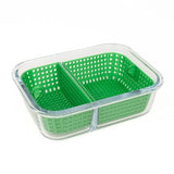 Dual Dunk Iso Soak Cleaning Station (Large, Green)