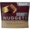 Hershey's Nuggets, Milk Chocolate with Almonds Candy Share Pack, 8.8 Ounce