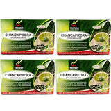 Chanca Piedra Kidney Stone Breaker 100% Natural Peruvian 4 Boxes (100 Tea Bags) Caffeine Free Herbal Supplement