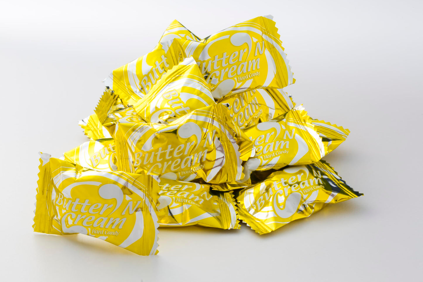 Butter Toffee, 2 Pound Bulk Candy (Approx. 150 pcs.), Butter Cream Toffee Candy, Old Fashion Hard Candies Individually Wrapped