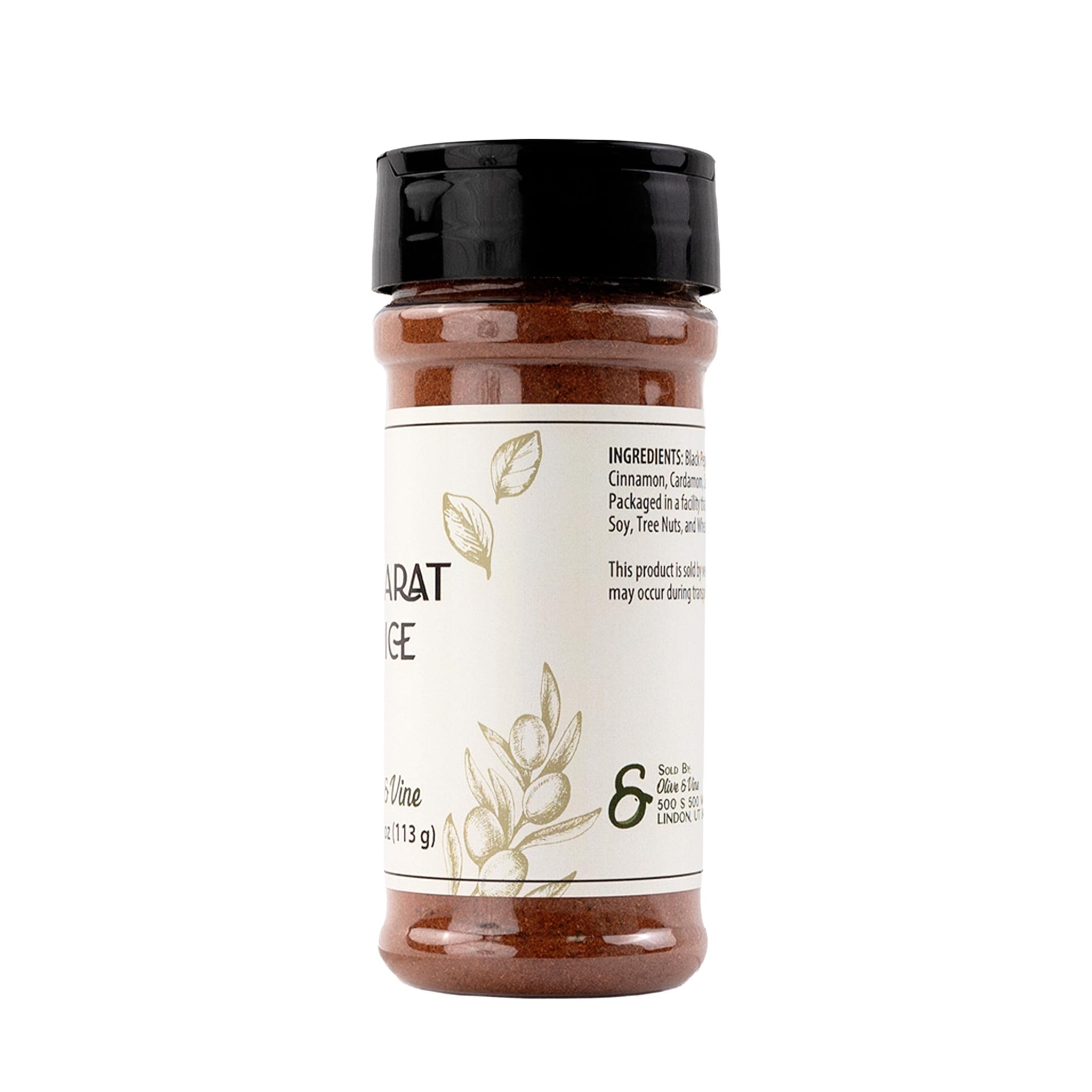 Olive & Vine Baharat Spice, Warm & Aromatic, For Middle Eastern Dishes, Rich Tradition, Authentic Taste, For Global Recipes (4 Ounce)