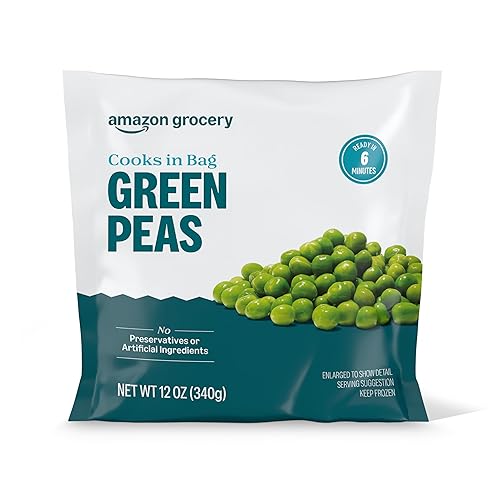 Amazon Grocery, Green Peas, 12 Oz, Frozen
