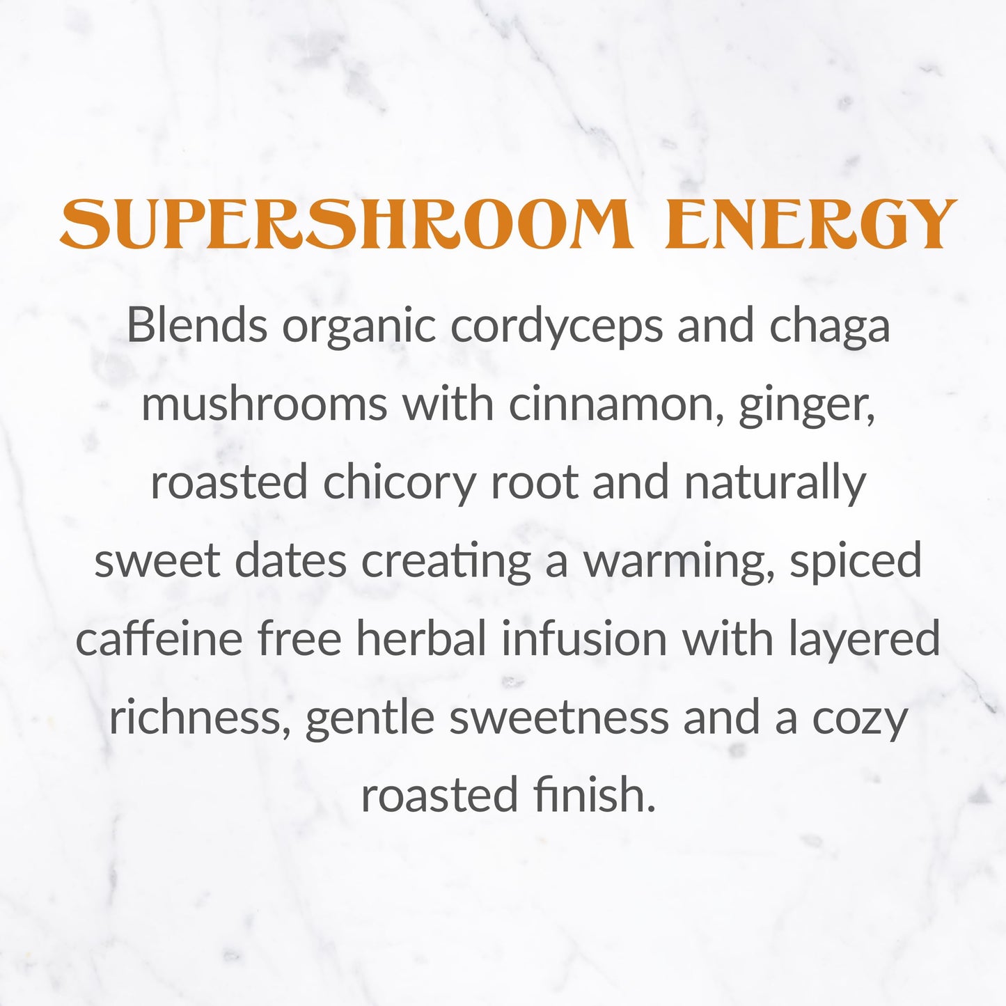 The Republic of Tea SuperShroom Energy Cordyceps and Chaga Herbal Tea, Organic Cinnamon, Ginger and Chicory Blend, Caffeine Free, Unbleached Tea Bags