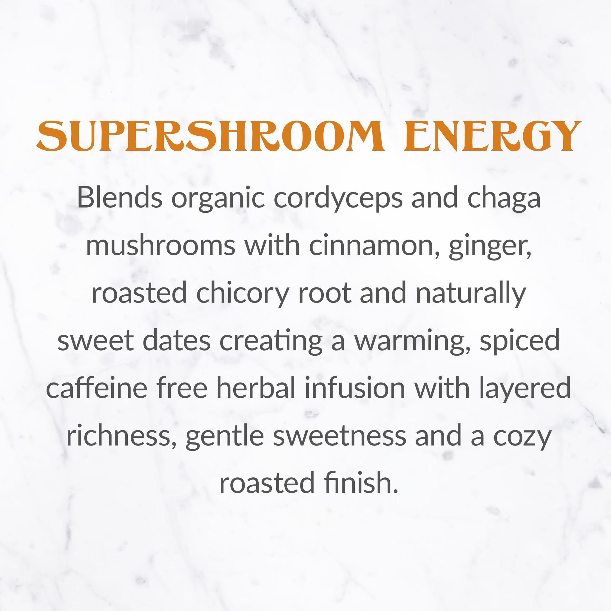 The Republic of Tea SuperShroom Energy Cordyceps and Chaga Herbal Tea, Organic Cinnamon, Ginger and Chicory Blend, Caffeine Free, Unbleached Tea Bags