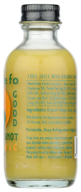 Monfefo, Juice Shot Ginger Organic, 2 Fl Oz