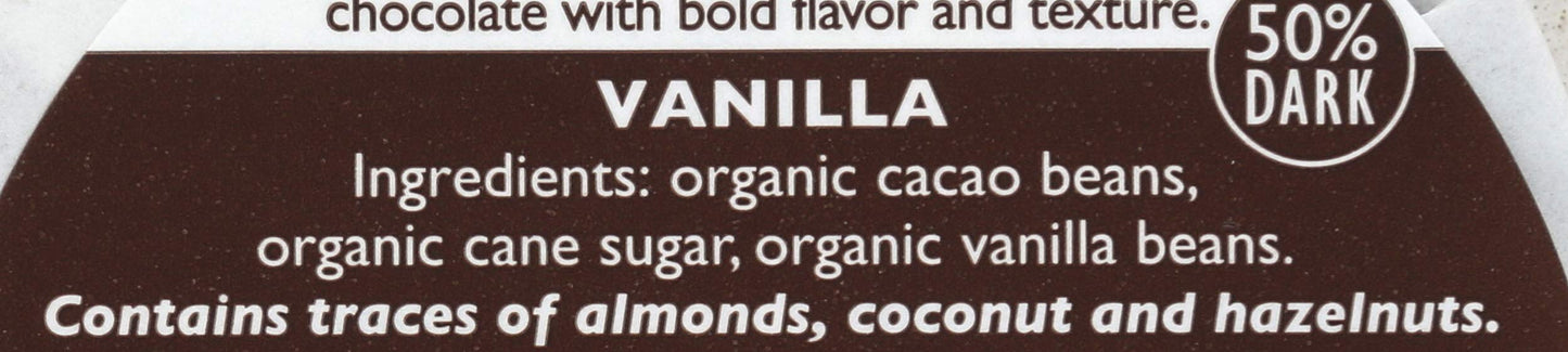 Taza Chocolate Organic Mexicano Disc 50% Dark Chocolate, Vanilla, 2.7 Ounce (1 Count), Vegan