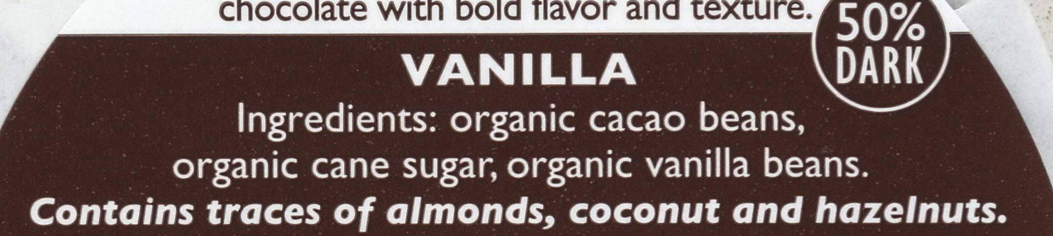 Taza Chocolate Organic Mexicano Disc 50% Dark Chocolate, Vanilla, 2.7 Ounce (1 Count), Vegan