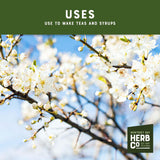 Wild Cherry Bark Cut & Sifted, by Herb Co, Prunus Serotina, From the United States, Kosher, for Traditional Syrup, Tea & Tinctures, 1 lb