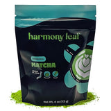 Harmony Leaf Ceremonial Grade Matcha Green Tea Powder, 4 oz, 50+ Servings, Smooth and Vibrant Matcha