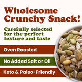 Food to Live Dry Roasted Sunflower and Pumpkin Seed Mix, 8 Ounces - Oven Roasted, No Oil added, Natural Snack, Rich in Protein, Perfect for Baking
