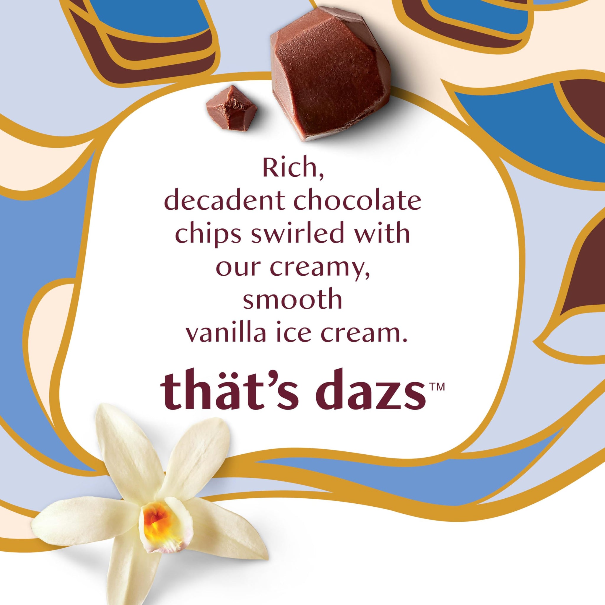 Haagen-Dazs Ice Cream, Vanilla Chocolate Chip, 14 oz (Frozen)