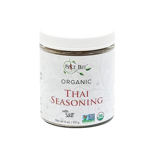 Organic Thai Seasoning Spice Blend, with Salt, Authentic Thai Spice and seasonings for Cooking Flavorful Food - Pad Thai, Chicken Satay, Noodle