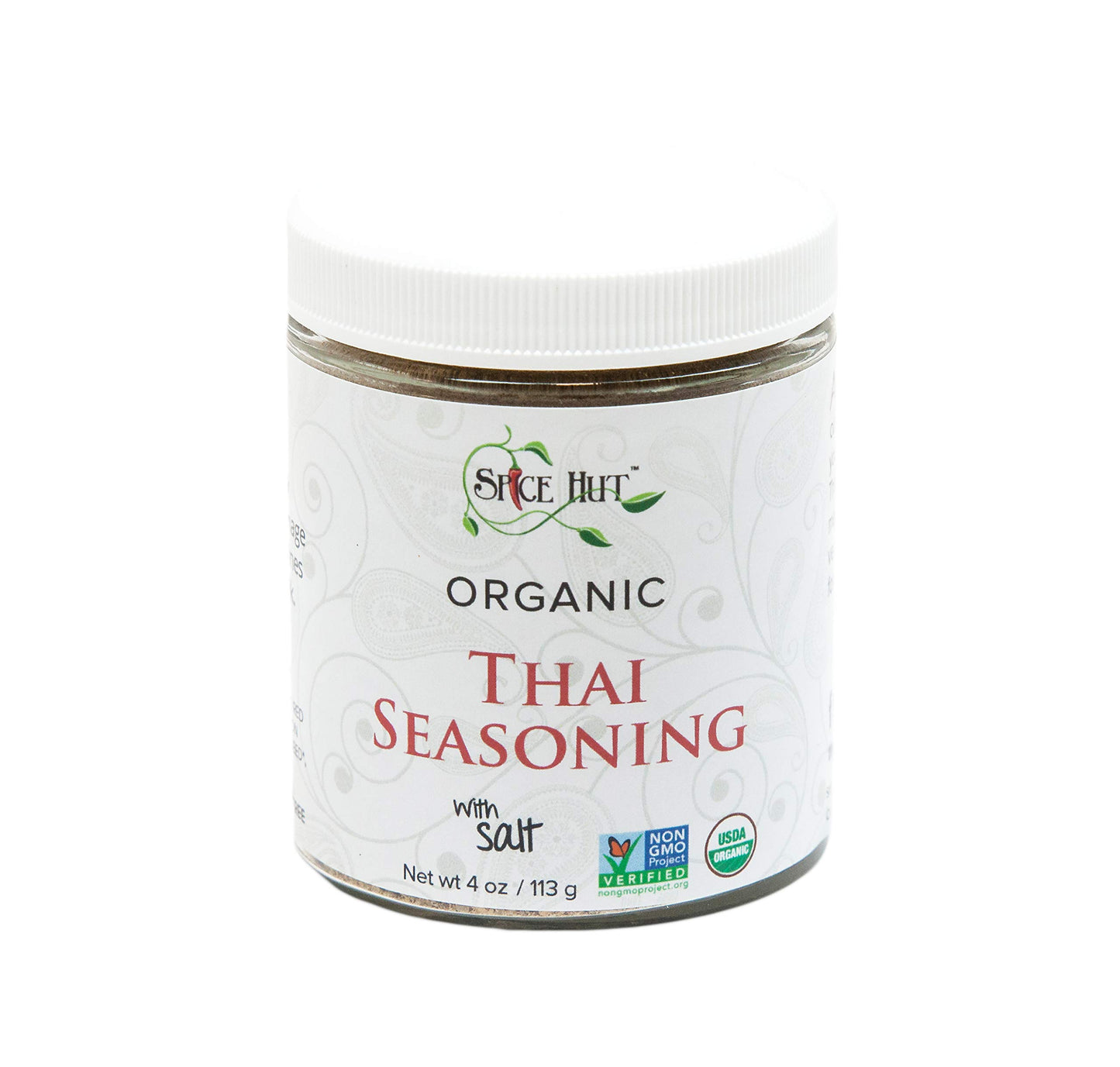 Organic Thai Seasoning Spice Blend, with Salt, Authentic Thai Spice and seasonings for Cooking Flavorful Food - Pad Thai, Chicken Satay, Noodle