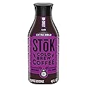 SToK Cold Brew Coffee, Extra Bold, Dark Roast Brewed Low and Slow, Unsweetened, Black Coffee 48 FL OZ Bottle
