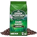 Green Mountain Coffee Roasters, Dark Magic, Whole Bean Coffee, Dark Roast, Bagged 12oz