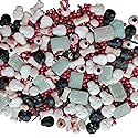 1 Bottle Candy Eyeballs Bloody Red Eyes Dog Bones Cake Cupcake Toppers Cookie Decorations Edible Dessert Sprinkles Mix for Halloween Cake Cupcakes