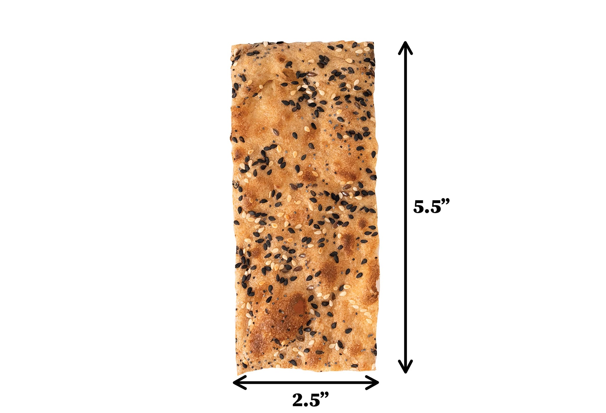 ARA-Z SANGAK Multi Seed Crisps - Crunchy Flatbread Crackers With Sesame, Poppy, Caraway, and Flaxseed, 4-Pack, 18 Crackers Per Pack, by Breadmasters