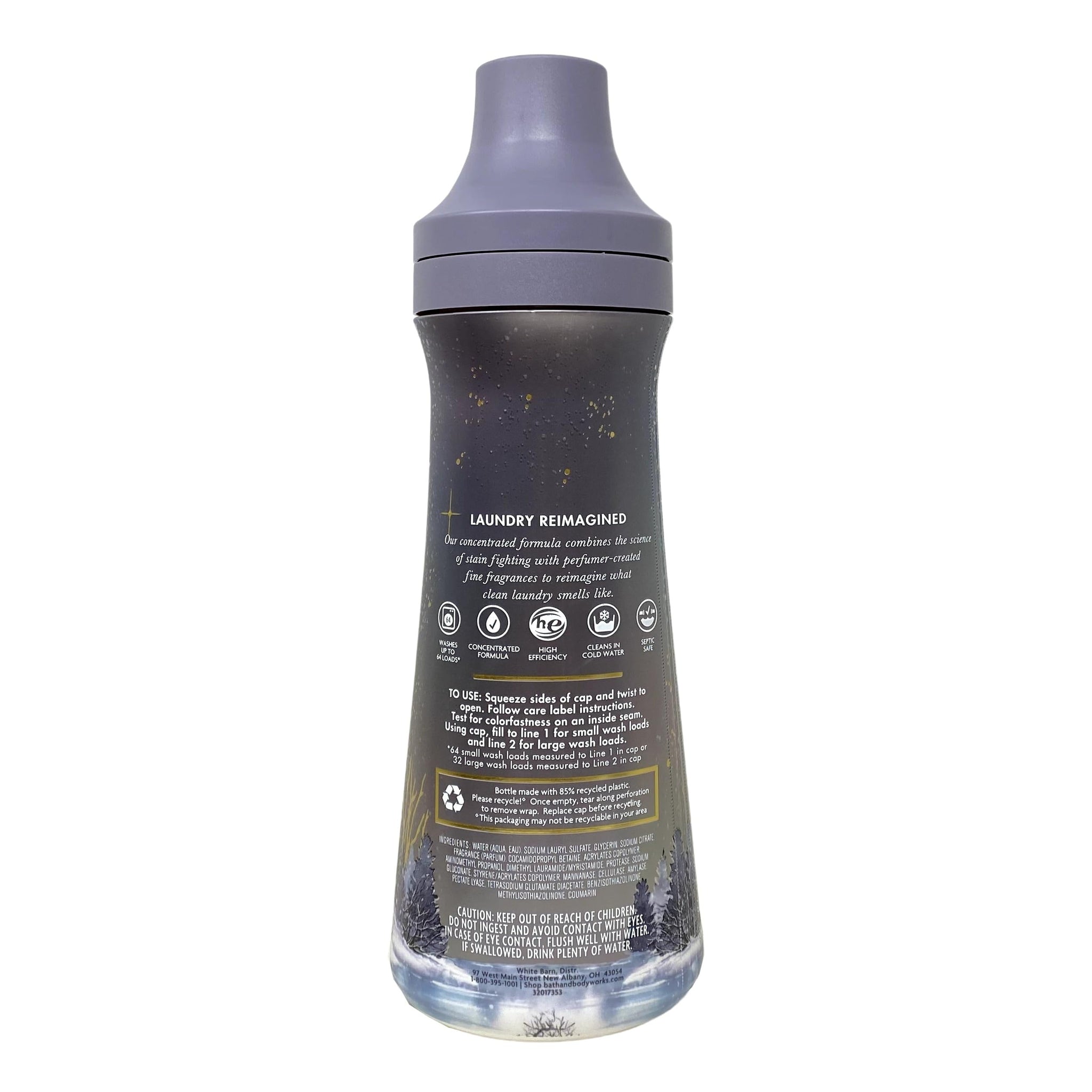 Bath & Body Works Snowflakes & Cashmere Fabric Care Detergent with a Natural Oats Bar Soap