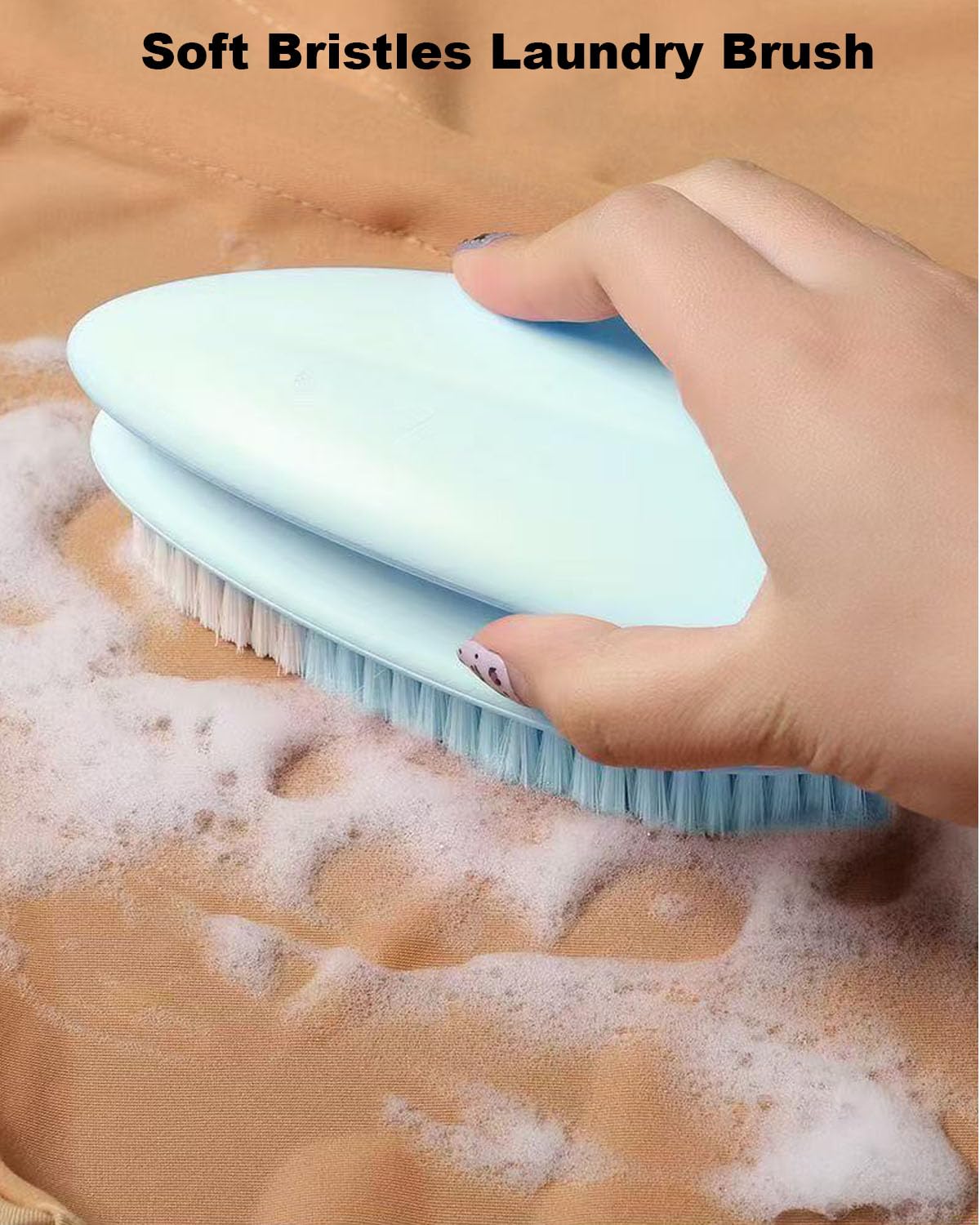 Cleaning Scrub Brushes Laundry Brush Soft Bristle Scrubbing Brush Clothes Brush Removes Stains from Fabrics Cleaning Brush Scrubber Brush