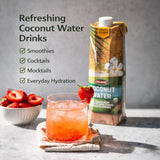 Nature's Greatest Foods, Organic Coconut Water, USDA Organic Certified, No Sugar Added, Never from Concentrate, Pure & Refreshing, 33.8 fl oz (Pack