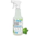 Mighty Mint Daily Shower Cleaner Spray - No Rinse, No Scrub Solution for Glass, Tile & Grout - Plant Based Formula with Peppermint Scent - 16 oz.