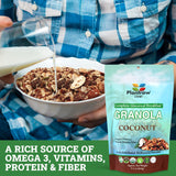Coconut Un-Cereal™ Granola Gluten Free and Grain Free, Dehydrated 9.3oz Pack of healthy granola, Perfect for Smoothies, Free from Cheap Fillers, Ideal