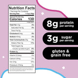 Three Wishes Grain-Free Protein Breakfast Cereal - 8g Protein and 3g Fiber - Healthy, Low-Sugar Breakfast Cereal, Gluten Free, Vegan-Friendly, Non-GMO