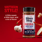 Blues Hog Original Dry Rub Seasoning, Southern Spice Blend, Gluten-Free, All-Natural, Made in the USA, 26oz