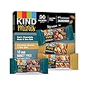 KIND Thins Snack Bars, 2 Flavor Variety Pack, Gluten Free, 100 Calorie, 60 Count, Dark Chocolate Nuts & Sea Salt & Caramel Almond & Sea Salt