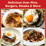 NOH Hawaiian Loco Moco Brown Gravy Mix, 1.7 oz Packet (Pack of 3) - Rich & Savory Hawaiian Brown Gravy Powder Mix, Ideal for Ground Beef Patties