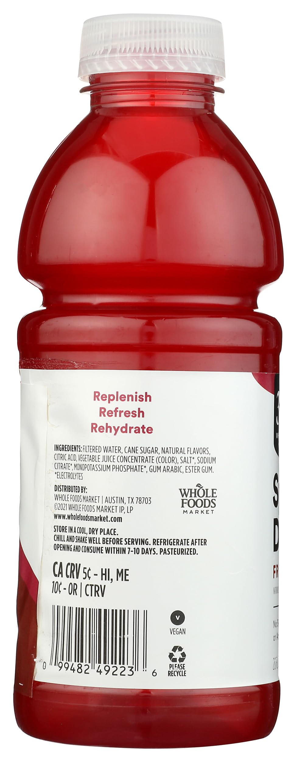 365 by Whole Foods Market, Fruit Punch Sports Drink, 20 Fl Oz