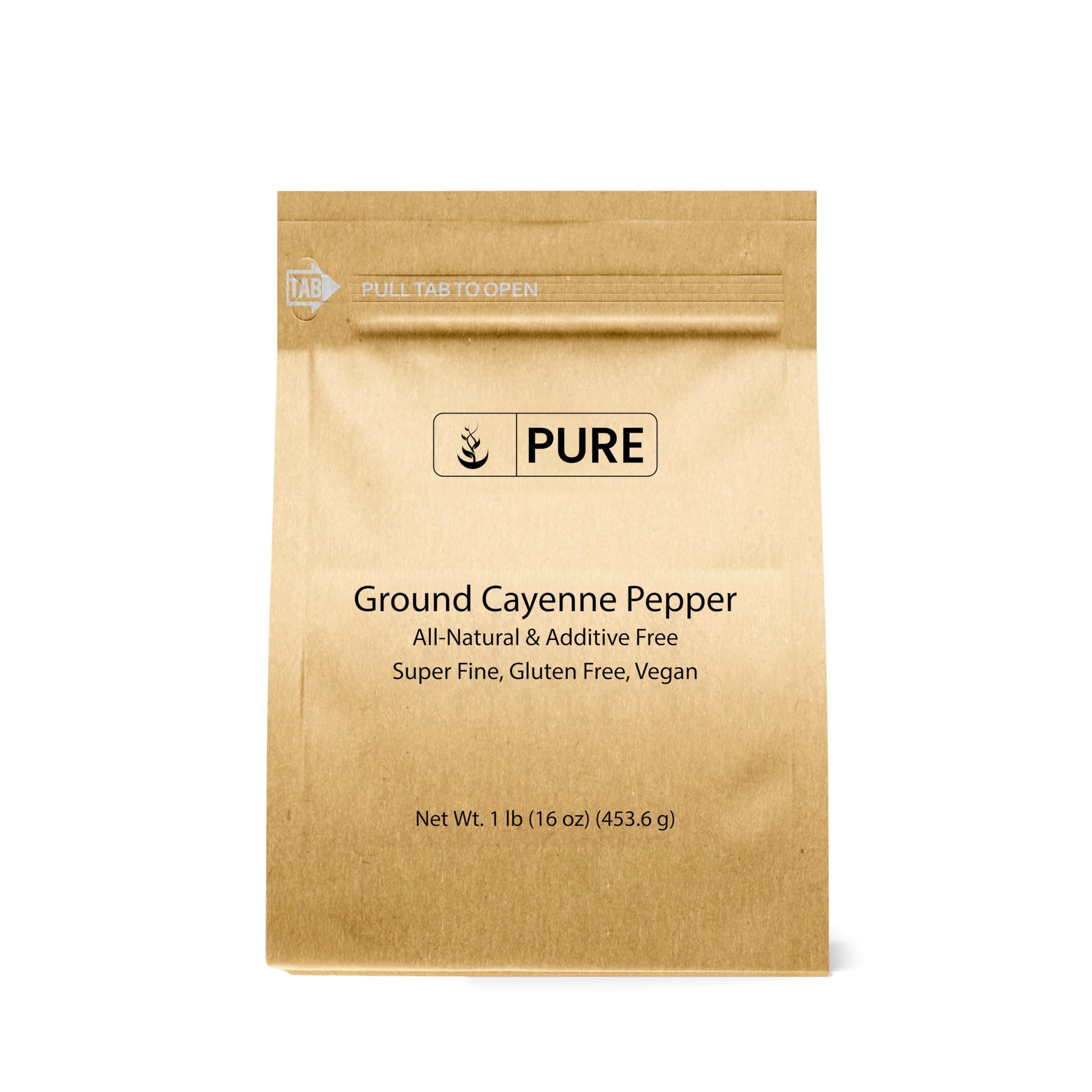 Pure Original Ingredients Ground Cayenne Pepper (1 lb), Spicy Flavor, Sauces, Dry Rubs, Used in Hot Sauces