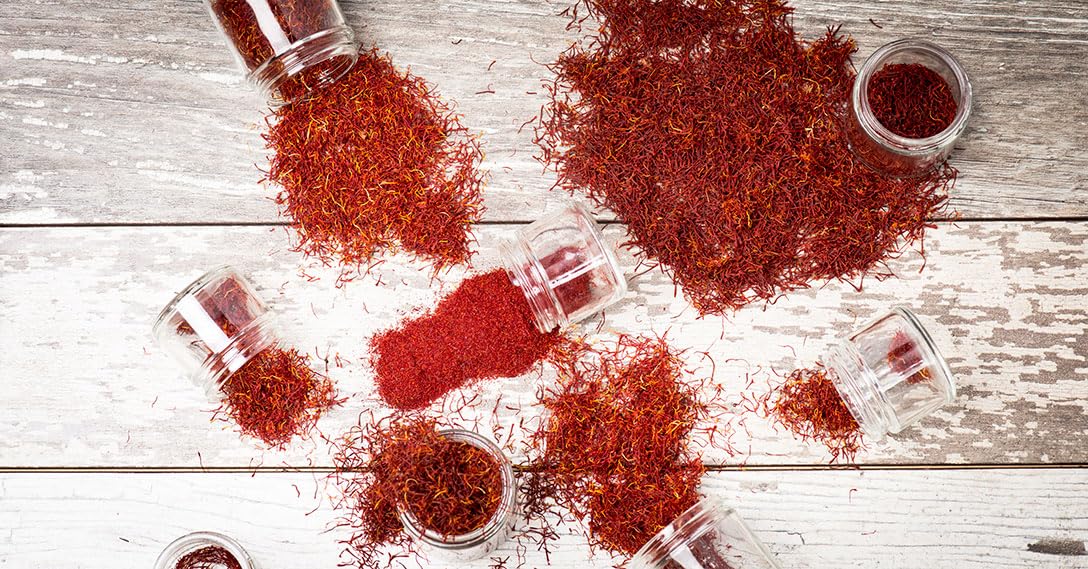 Premium Spanish Saffron Powder - Imported Directly from Spain, Intense Aroma & Color, Resealable Long-Lasting Gourmet Spice - 1 Ounce (28 grams)