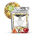 Nelson's Tea Caramel Apple Chai Tea Loose Leaf - Cut & Sifted Red Rooibos Loose Leaf Tea, Black Tea with Cinnamon Chips, Peppercorn, Ginger Root