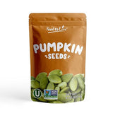 Food to Live Dry Roasted Pumpkin Seed with Himalayan Salt, 8 Ounces - Oven Roasted Pepitas, Lightly Salted, No Oil, Perfect for Baking and Salads