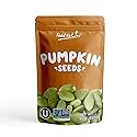 Food to Live Dry Roasted Pumpkin Seed with Himalayan Salt, 8 Ounces - Oven Roasted Pepitas, Lightly Salted, No Oil, Perfect for Baking and Salads