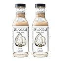 BRIANNAS - Home Style Asiago Caesar Dressing - Fine Salad Dressing made with Premium Ingredients - Gluten Free & Low Sugar Dressing - 12 oz. Bottles