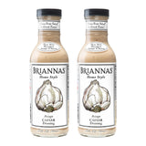 BRIANNAS - Home Style Asiago Caesar Dressing - Fine Salad Dressing made with Premium Ingredients - Gluten Free & Low Sugar Dressing - 12 oz. Bottles