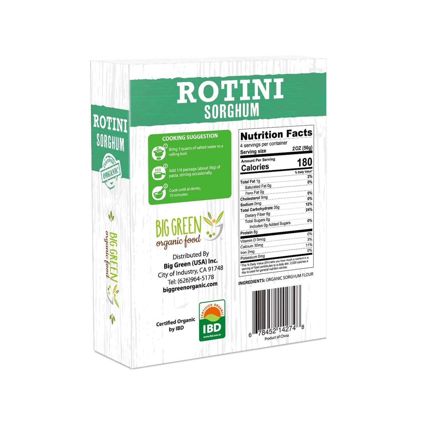 Organic Sorghum Rotini, 8.8oz, New Concept Pasta (12)