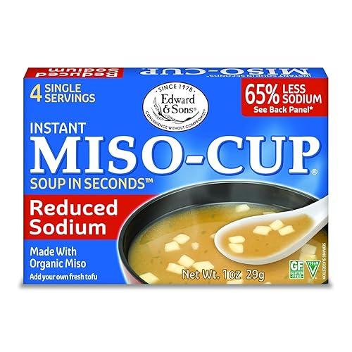 Edward Sons Reduced Sodium Miso Cup Organic 1 Oz. (Pack of 12) - Pack Of 12