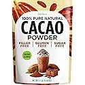 Gya Tea Co Cacao Powder 1.1 lb (17.64 oz) - Unsweetened & Rich Dark Chocolate Flavor for Hot Chocolate, Baking, Smoothies - Non-GMO, Gluten-Free