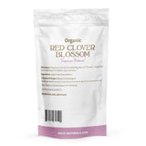 Halo Naturals Organic Red Clover Blossom Whole, 4 Ounces (Trifolium pratense) USDA Certified | Resealable Pouch| Packaged in The USA (Pack of 1)