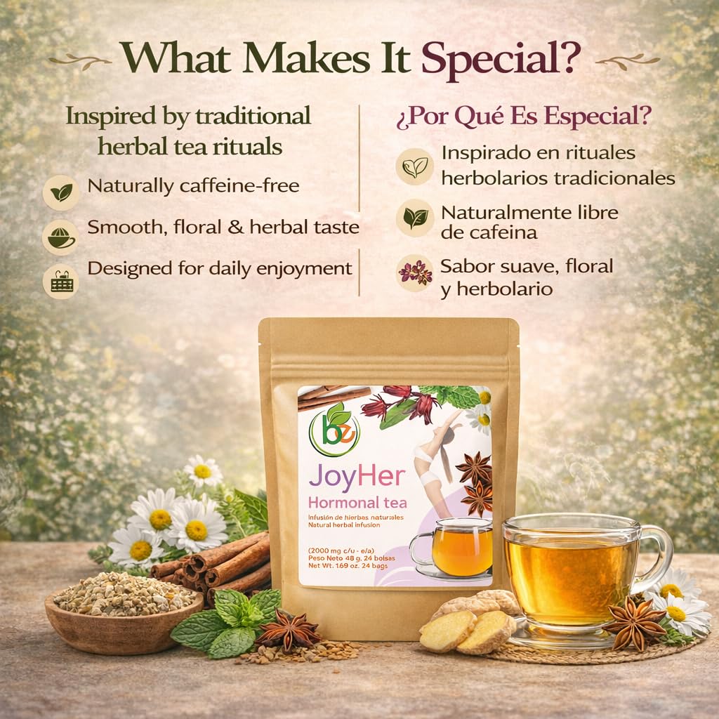 Women’s(Mujere)Herbal Tea-24 Tea Bags-Traditional Infusion,Chamomile,Cinnamon,Hibiscus,Anise,Spearmint,Dong Quai,Chaste Berry & Black Cohosh Authentic