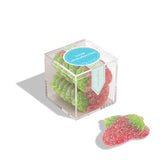 Sugarfina Sour Strawberries Small Candy Cube, Gummies, 3.0 oz, 1 Count