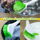 ITTAHO 3 Pack Dish Brush,Dish Scrub Brush, Kitchen Scrub Brush for Cleaning Dishes, Double Sided Bristles Scrubber Cleaner