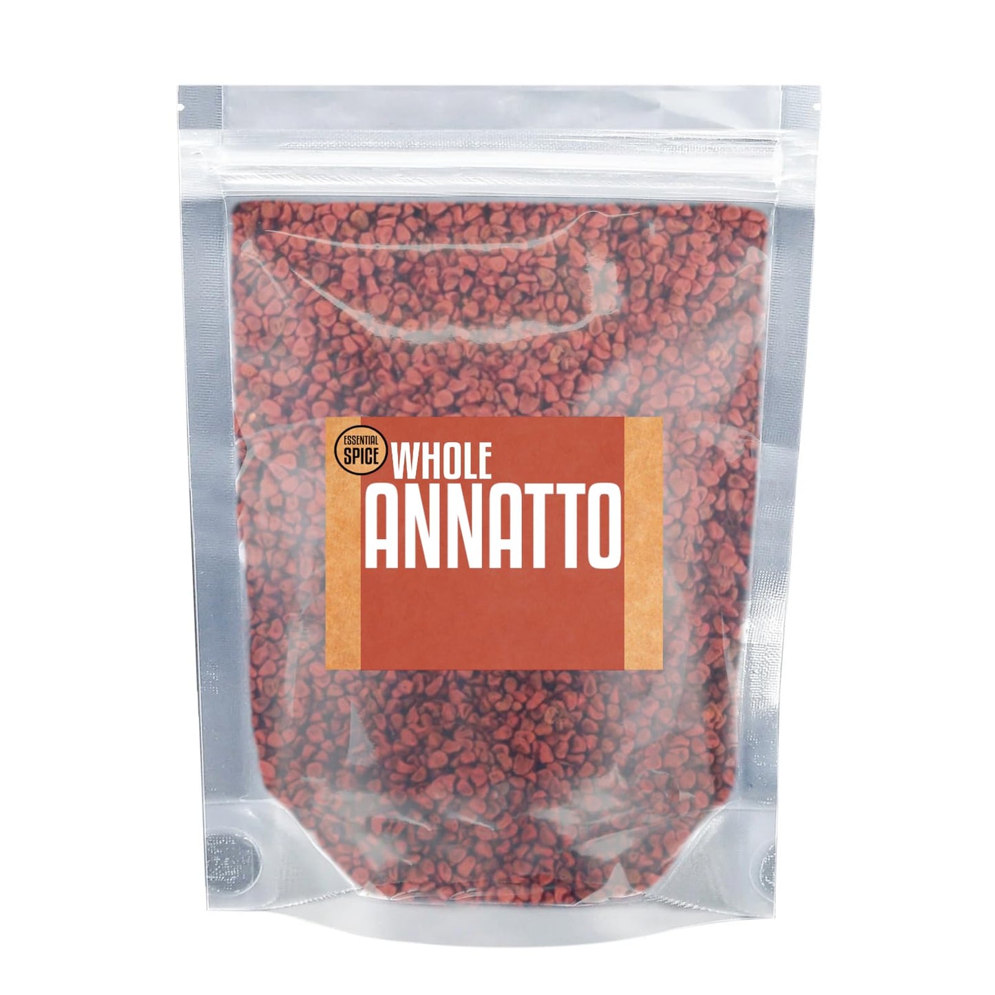 Essential Spice Whole Annatto Seeds, 4 oz Tin - Mild, Earthy & Peppery Flavor with Vibrant Natural Color - Perfect for Achiote Oil, Sofrito, Rice
