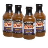 Dillman Farm Carolina-All Natural Barbecue Sauce Sweet & Rich- Gluten-Free, Non-GMO, Eco-Friendly Vegan, Kosher, Preservative Free, Corn Syrup Free
