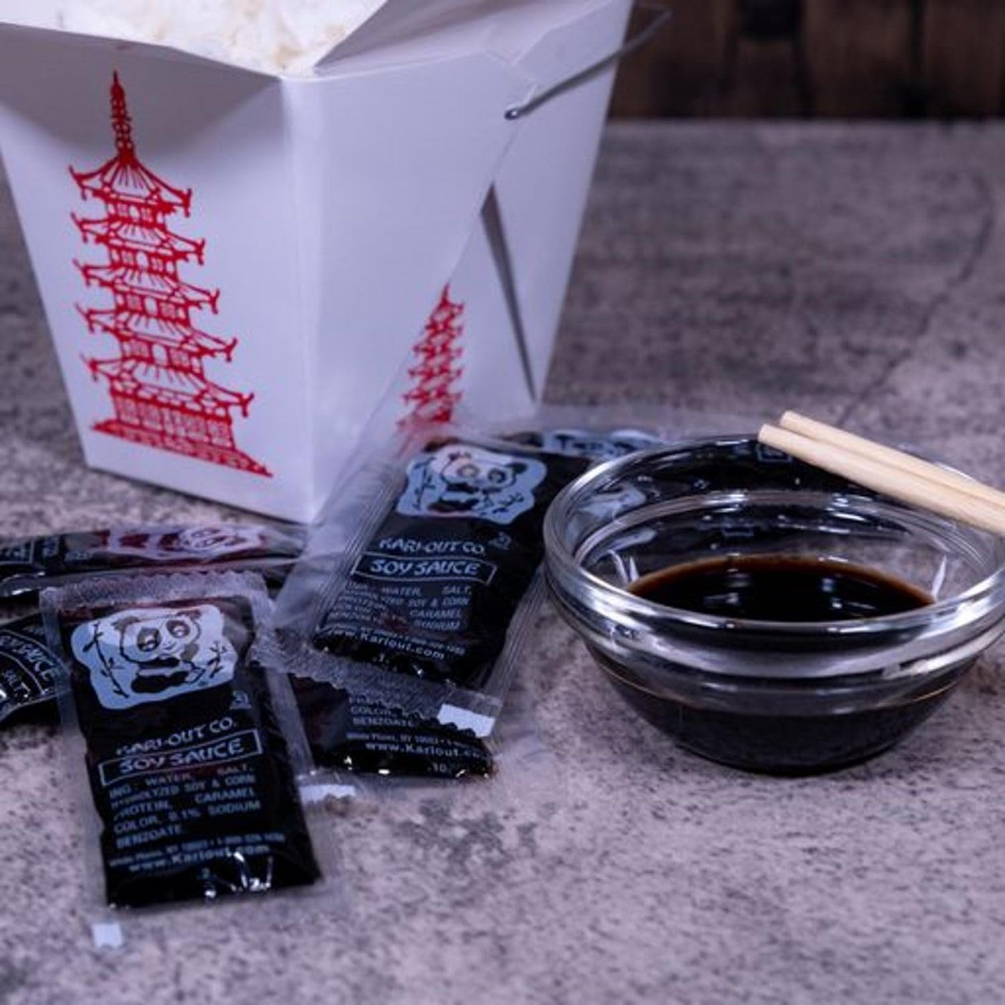Soy Sauce 8 Gram Portion Packet - 450/Case